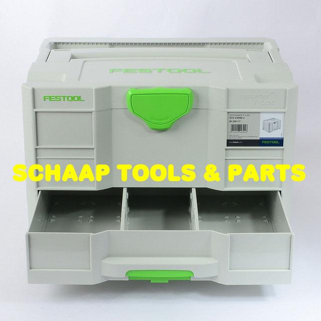 Festool Systainer SysSortainer met 1 schuiflade onder systainer TLoc 2